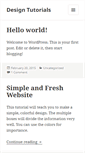 Mobile Screenshot of designtutorials.info
